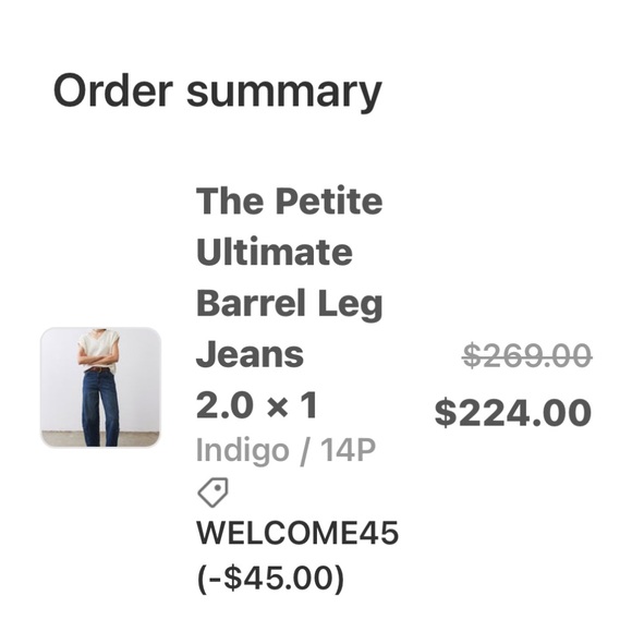 Ruti petite barrel jeans Indigo 14P - Picture 3 of 5